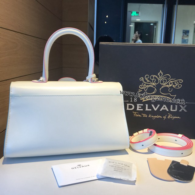 Delvaux全新雕刻和穿孔工藝腰果花brilliant手袋 德爾沃專櫃經典款爆款BL手提肩背女包 bxs1135